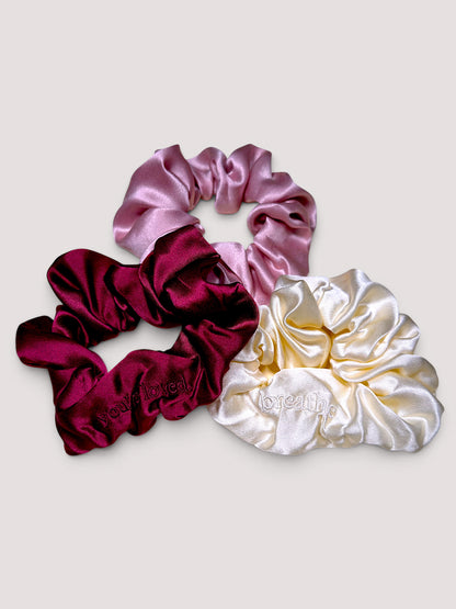 Bloom Scrunchie Collection (3er-Set)